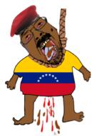 blod brown_hair brown_skin chavez chavista countrywar flag:venezuela glasses open_mouth suicide tongue unibrow variant:bernd veneco venezolano venezuela venezuelan // 622x906 // 338.5KB