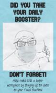 angry covid eyebrows holding_object holding_syringe mask op_is_a_retarded_lazy_faggot_for_not_tagging_his_own_shit syringe vaccine variant:feraljak // 444x730 // 442.1KB