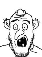 big_nose clothes ear hat long_nose missing_teeth open_mouth scared soyjak stubble the_wizard_of_oz ugly variant:markiplier_soyjak // 191x255 // 15.8KB
