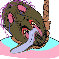 animated brown_troonjak chud_(boorufag) chud_(soybooru) cross_eyed gawd_teer_woahjack god_tier_wojack meta:op_took_a_selfie_of_xerself shitskin spin tranny trend:slopjak variant:bernd // 760x704 // 381.7KB