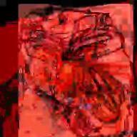 3d_model aggressive angry beard blood blood_from_eyes circle epilepsy_warning fast glasses gore hanging noise psychodelic scary scream skeleton square tranny variant:bernd variant:feraljak variant:markiplier_soyjak // 360x360, 11.4s // 2.1MB