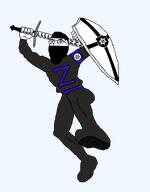 Warrior-Z(user) Warrior-ZOG arm_band balaclava full_body kikewaffen lllzzz shield star_of_david swastika sword variant:chudjak // 1355x1729 // 83.2KB