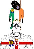 aryan black_skin blond blue_eyes ear hanging ireland northern_ireland subvariant:euroaryan variant:bernd variant:markiplier_soyjak will_never_be_white_award yellow_hair // 1400x2000 // 442.7KB