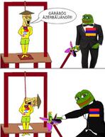 angry armenia asian azerbaijan bloodshot_eyes buck_teeth country crying flag flag:armenia flag:azerbaijan flag:georgia_(country) flag:israel flag:turkiye frog georgia glasses hanging israel lever lynching open_mouth pepe rice_hat rope soyjak stubble turkiye variant:soyak yellow_skin // 555x718 // 147.2KB