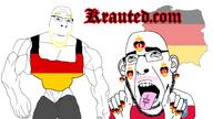 2soyjaks ahegao aryan beard blue_eyes blush blushing bwc ear earring flag flag:germany flag:poland germany gigachad glasses israel looking_at_you looking_up map meta:tagme mossad muscular_male open_mouth poland polish queen_of_hearts slut smile star_of_david subvariant:nucob subvariant:slutson variant:cobson whore zionism zionist // 1920x1080 // 479.4KB