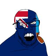 angry country flag glasses jacksepticeye looking_at_you montserrat mustache open_mouth soyjak stubble teeth variant:feraljak youtube // 1500x1500 // 34.0KB