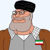 ali ali_khamenei beard buff closed_mouth clothes flag:iran glasses hat iran iranian iranjeet islam khamenei muscles muslims shia subvariant:mexiaryan turban variant:meximutt war // 886x872 // 66.7KB