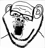 bald ear glasses open_mouth singing stubble subvariant:a24_slowburn_impjak variant:a24_slowburn_soyjak variant:impish_soyak_ears // 680x720, 30s // 4.6MB