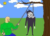 2soyjaks ack baldi baldis_basics black_shirt bloodshot_eyes blue_pants cat_ear cloud crying fundamental_paper_education glasses grass green_shirt hair hanging meta:tagme miss_circle muscles mustache open_mouth rope stubble suicide teeth tongue tree variant:bernd variant:gapejak yellow yellow_skin // 2100x1500 // 162.7KB