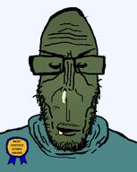 angry award blue_shirt crying green_skin minecraft subvariant:euromutt sweater text variant:markiplier_soyjak zombie // 1039x1300 // 53.9KB