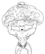 arm bag bench buff coal fitness full_body holding_object leg muscles soyjak soyjak_party variant:jasonjak // 1755x2129 // 184.3KB