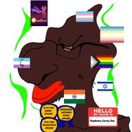 award big_nose faggot flag:gay_pride_flag flag:india flag:israel flag:minor_attracted_person flag:transgender_pride_flag flag:zoophilia_pride_flag hello_my_name_is_(sticker) liquify_tool namefags nophono_cares_fan(user) recessed_jawline shitskin skinny slopjak variant:unknown yellow_eyes // 3000x3000 // 1.8MB
