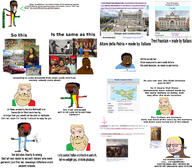 angry architecture argentina art bolivia brown_skin car chud crying ferrari flag flag:argentina flag:bolivia flag:italy greentext gun history holding_object infographic italy lgbt lgbt_flag map mask multiple_soyjaks niggers piss pissbaby seething sicily tranny unreasonably_large variant:chudjak variant:cobson variant:feraljak white_skin wikipedia wordswordswords yellow_hair // 11902x10386 // 27.5MB