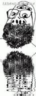 abstract angry beard closed_mouth distorted ext=gif glasses nonsense reflection soyjak subvariant:mustached_gapejak subvariant:scholar variant:gapejak white_skin // 500x1342 // 1.7MB
