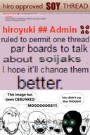 4chan angry black_skin bloodshot_eyes crying glasses glowing glowing_eyes green_eyes hiroyuki inverted multiple_soyjaks open_mouth qa_(4chan) soyjak speech_bubble stubble text thick_eyebrows thougher variant:cryboy_soyjak variant:gapejak variant:soyak // 620x927 // 683.9KB