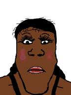 big_lips black_skin dark_skin female hair makeup variant:neutralplier // 600x800 // 67.8KB