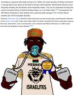 africa african_american anesthesia ankh award black_boi black_boy black_hebrew_israelite black_skin blackboi buck_breaking clothes cope copium dark_skin dr_umar_johnson dreadlocks flag:pan-african gas_cylinder glasses hair hat hebrew_israelite hotep israelite kufi kufi_hat nigger open_eyes open_mouth oxygen_cylinder oxygen_mask pan_african pan_african_flag rape rape_baby soyjak stubble text variant:bernd // 1197x1530 // 1.1MB
