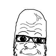 2soyjaks animated big_eyes big_forehead brain closed_mouth forehead forehead_lines forehead_wrinkles glasses head_box mustache objectsoy open_mouth shirtless smile soyjak stubble subvariant:curious_slowburn_smile variant:a24_slowburn_soyjak vein white_background white_skin wrinkles // 425x766 // 162.8KB