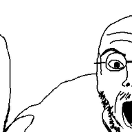 animated ext=gif finger finger_wag glasses open_mouth point soyjak stubble variant:pointjak // 500x250 // 226.5KB