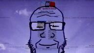 4chan calm closed_eyes closed_mouth glasses qa_(4chan) smile soyjak stretched_chin stubble variant:markiplier_soyjak // 852x480, 60.1s // 11.9MB