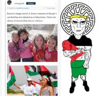 aryan blond blue_eyes chud palestine palestinian sonnenrad unbothered unbotheredchud variant:chudjak yellow_hair // 1076x1059 // 1023.6KB