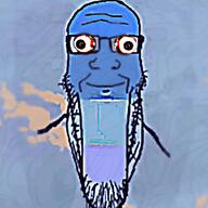calm blue_skin cloud eyes glasses schizo schizophrenia subvariant:neutralplier tho variant:markiplier_soyjak // 480x480 // 283.2KB