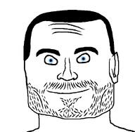 5_o_clock_shadow atheism blue_eyes efe_aydal eyebrows hair meta:leaky mouth nose smilling square_head turk variant:xoson // 600x589 // 15.5KB