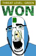 1821 ahegao country emerald flag flag:guatemala gem glasses green green_eyes guatemala gun hair looking_up open_mouth schlog_color_event scroll september september_15 soyjak soyjak_blog spanish_text stubble teeth text threat_level_green variant:cobson won // 721x1115 // 186.1KB