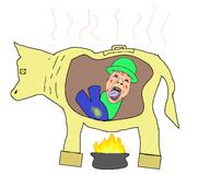 bandu blood bloodshot_eyes brazen_bull cooking crying dave_and_bambi dead death dnb execution gore melting_flesh total_bambi_death variant:bernd // 1519x1264 // 67.5KB