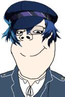 anime closed_mouth clothes female hair hat naoto_shirogane persona persona_4 shin_megami_tensei smile subvariant:gapejak_female variant:gapejak // 661x992 // 233.3KB