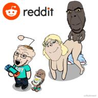 antenna arm baby black_skin blond breasts brown_skin clothes cuck full_body glasses hand leg muscles nintendo nintendo_switch reddit soy stubble subvariant:gapejak_female variant:cobson variant:gapejak variant:soyak video_game // 1046x1046 // 472.7KB