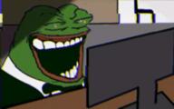 amphibian black_shirt computer frog kek keyboard laughing nas:pepe pepe_the_frog pepelaugh // 640x400 // 3.3MB amphibian black_shirt computer frog kek keyboard laughing nas:pepe pepe_the_frog pepelaugh // 640x400 // 3.3MB