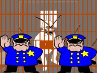 angry animated arm bloodshot_eyes crying dance engineer full_body glasses hand jail large_eyebrows leg open_mouth police selfish_little_fuck soyjak stubble utubetrollspolice variant:cryboy_soyjak // 1024x768 // 2.3MB