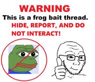 bait frog glasses no_symbol pepe smile stubble thumbs_up variant:soyak warning // 976x850 // 162.3KB