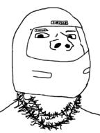 biker clothes hat helmet motorcycle_helmet soyjak stubble text variant:gapejak // 600x800 // 19.4KB