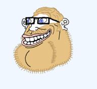 beard blue_eyes cleft_chin ear eyebrows full_head glasses head lips open_mouth smile subvariant:canaryan subvariant:canuckmutt subvariant:impish_amerimutt teeth trend:aryan variant:impish_soyak_ears variant:pajeetjak yellow_hair // 888x818 // 27.2KB