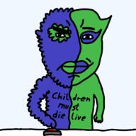 bittergiggle blue button ear frown garten_of_banban green jester millions_must_die smile variant:chudjak // 720x720 // 68.9KB