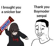 boymoder naenae snickers variant:chudjak // 922x777 // 155.9KB