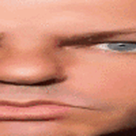 animated blue_eyes closed_mouth clothes ear flart glasses irl meta:banner open_mouth pun soyjak_party stubble tan_skin text variant:flartson // 300x100 // 1.6MB