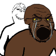 2soyjaks angry animated arm brown_skin crying distorted doggy_style glasses grin hand lips nigger raised_eyebrow sex stubble subvariant:wholesome_soyjak thick_eyebrows transparent_background variant:gapejak variant:soyak yellow_sclera // 283x185 // 218.1KB
