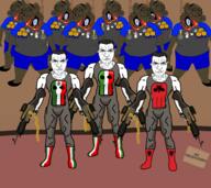 albania albert_(user) ammo ammo_belt award badge balding big_lips bloodshot_eyes closed_mouth crying cuck ear firearm flag flag:albania flag:italy flag:mexico glasses hair italian_chad(namefag) italy jake jakparty_soy jartycuck machine_gun map_(pedophile) mexico multiple_soyjaks mutt nigger noose pantone_448_c pedophile pronouns punisher punisher_face queen_of_spades samefag satoko_houjou(namefag) scope shitskin sign soyjak subvariant:ackmutt subvariant:chudjak_front subvariant:muscular_chud suicide tbp thinking tranny variant:bernd variant:chudjak variant:soytan wave weapon yellow_teeth // 1440x1280 // 990.0KB