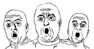 3soyjaks charlie_and_the_chocolate_factory clothes ear oekaki oompa_loompa open_mouth soyjak variant:deep_roy // 341x180 // 7.4KB