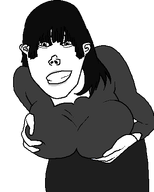 black_hair ear female smile subvariant:vlodette transparent_background variant:vlodson // 352x438 // 6.9KB