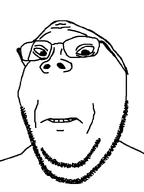 chin disabled double_chin down_syndrome downs_syndrome eyebags eyelids flat_nose glasses mental_illness retard retarded slant_eyes slanted_eyes stubble subvariant:wholesome_soyjak variant:gapejak weird_head white_skin // 600x800 // 11.5KB