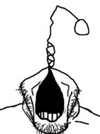 antenna brainlet no_eyebrows no_eyes no_nose open_mouth soyjak stubble variant:markiplier_soyjak // 600x800 // 84.5KB