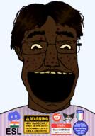 acne artist:doedoedoe black brown discord excited faggot groomer happy jaundice meta:tagme negro nigger queer reddit sanriowabag_(namefag) smile stupid_fucking_grin subvariant:churnd tranny troon ugly vantablack yellow_eyes yellow_teeth // 550x791 // 80.9KB