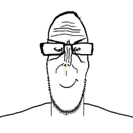 glasses mucus neck red_eyes splice splicejak stubble subvariant:euromutt tear variant:markiplier_soyjak variant:weirdpenis // 900x900 // 62.4KB