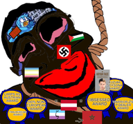 ack austrian_chud_(user) black_skin crying martlet_(undertale_yellow) red_eyes subvariant:jartycuck trend:slopjak variant:chudjak // 768x719 // 632.5KB