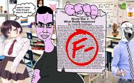 1940s 2soyjaks adolf_hitler anime_female beard black bloodshot_eyes book bust chair classroom closed_mouth clothes crying desk ear fat feminism fist flag flag:lgbt_pride_flag flag:transgender_pride_flag george_floyd germany hair hand hat history holocaust ireland irl_background italy japan judaism judge kike kippah lgbt lust_provoking_image marker neck necktie nose oppenheimer phone pride_flag protect_trans_kids rainbow red red_eyes ruth_bader_ginsburg school school_uniform shaved sjw skirt smirk soyjak text thought_bubble tshirt variant:chudjak variant:soyak wordswordswords world_war_2 // 977x604 // 758.8KB