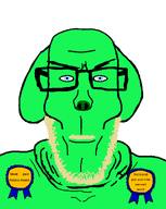 award bald beard blond blue_eyes clothes dog dog_ear ear eyebrows glasses green_skin looking_at_you mediator mustache nose smile snout subvariant:euroaryan subvariant:euromutt template text transparent_background trend:aryan variant:markiplier_soyjak wrinkles // 1039x1300 // 82.1KB